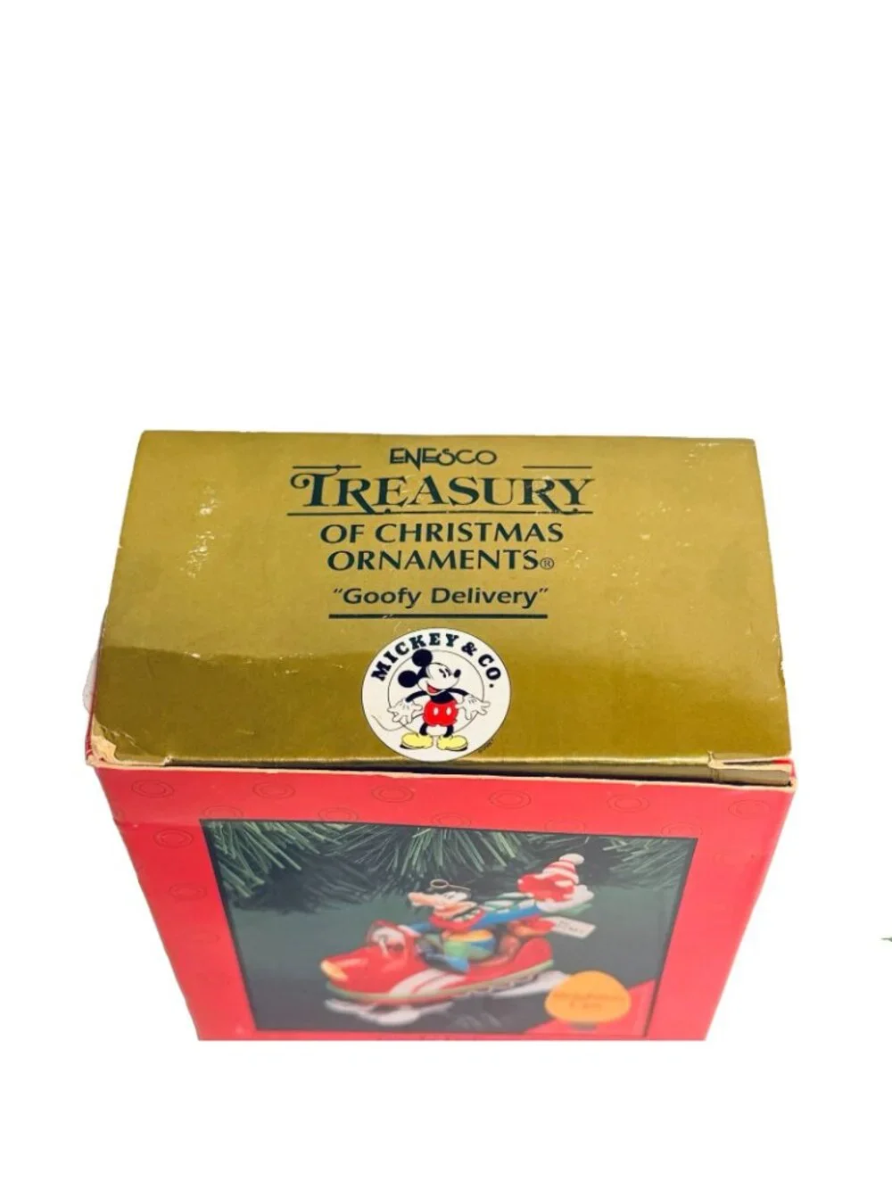 Goofy Delivery Treasury of Christmas Enesco Ornament w/ Box